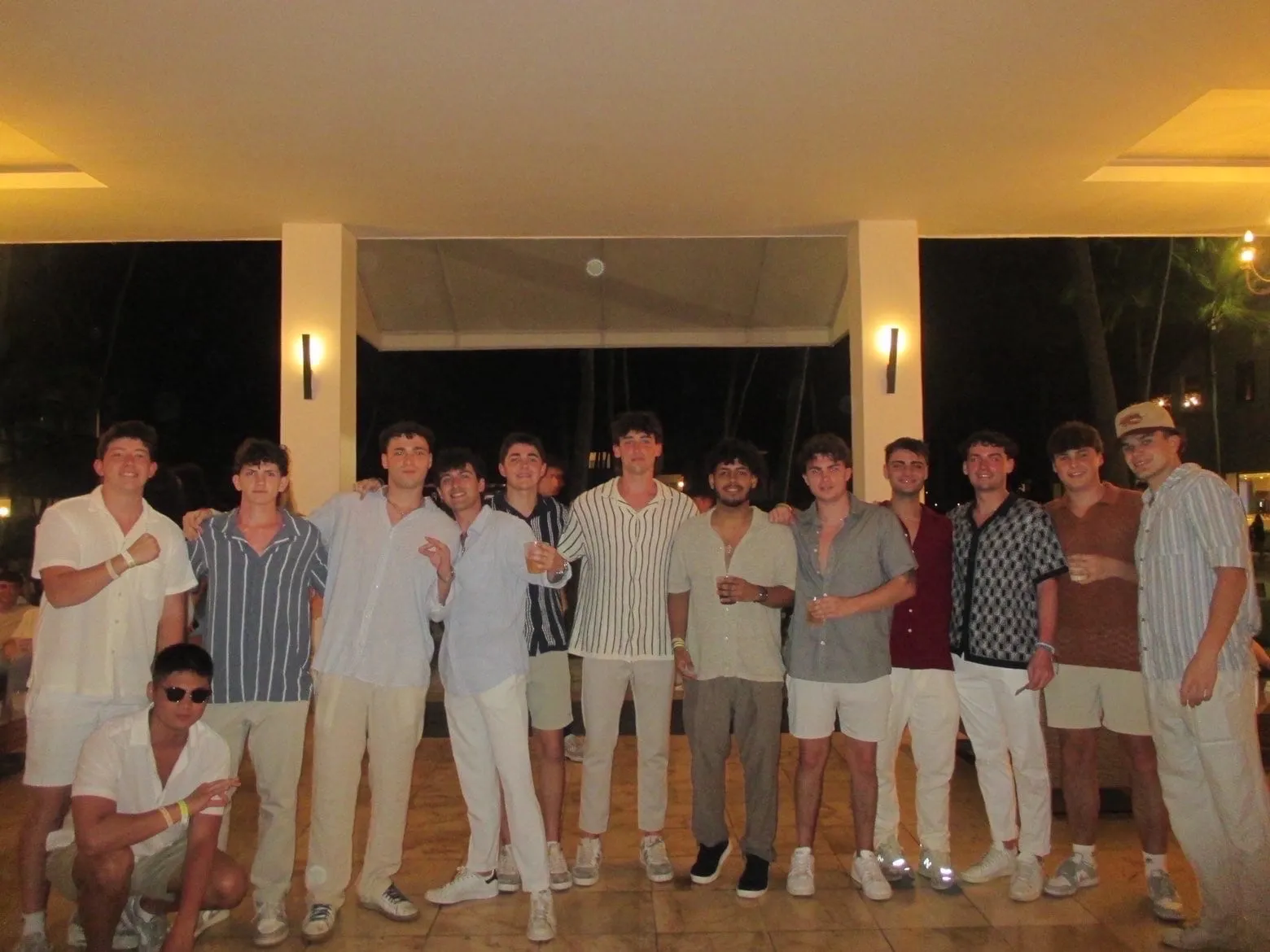 Pi-Theta brothers together at a colony event in Conway, SC